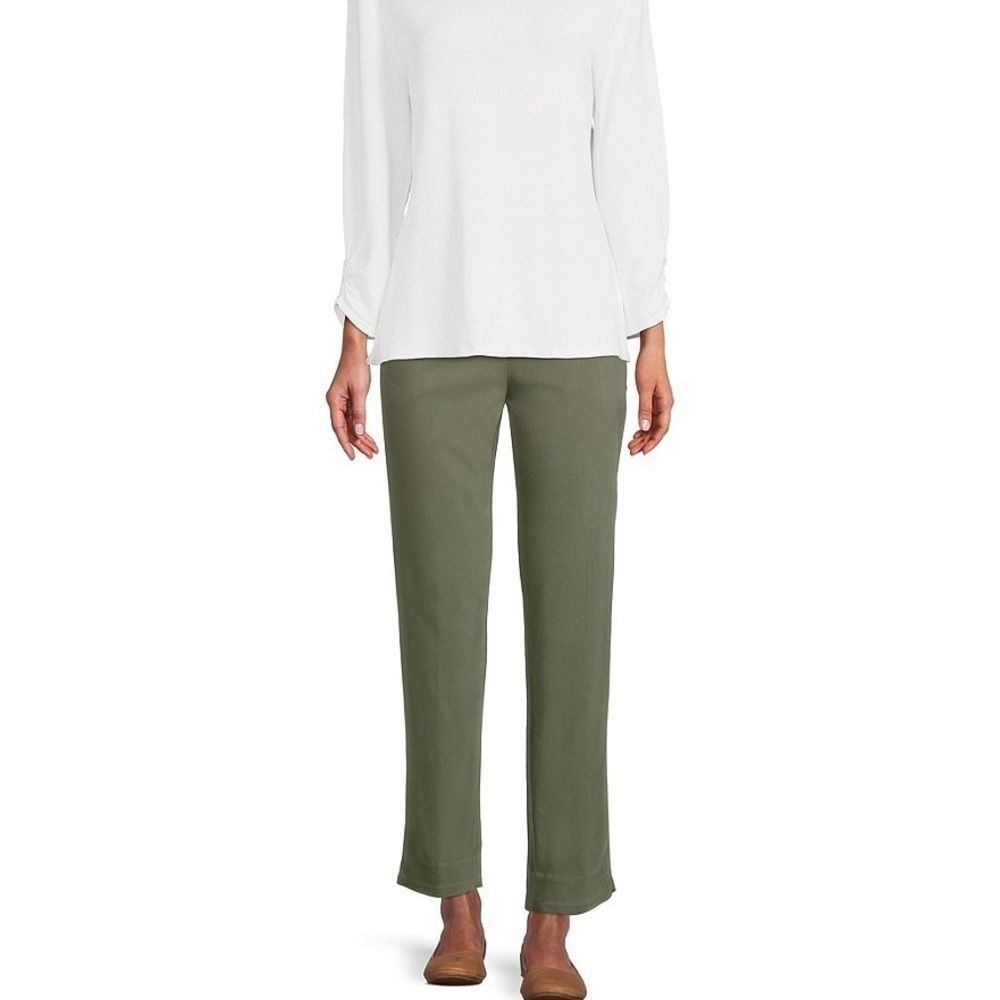 Allison Daley Olive Ankle Pants 18W .